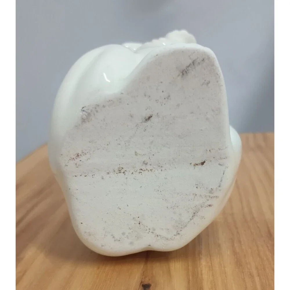Vintage Laughing Bunny Cotton Ball Dispenser Tail Rabbit